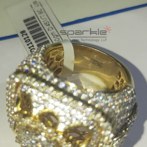 Gold Silver Jewellery Ring Laser Hallmarking Sample