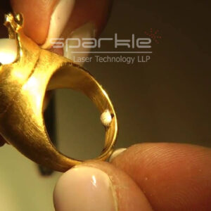 Laser Soldering Sample On Gold Ring