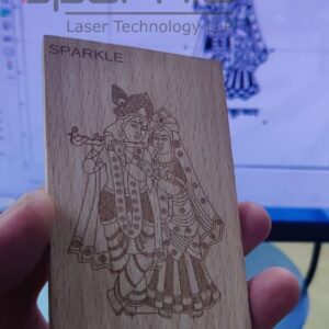 Non Metal Laser Engraving On Wooden Sheet