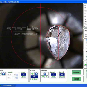 4P Laser Diamond Cutting Sample Display