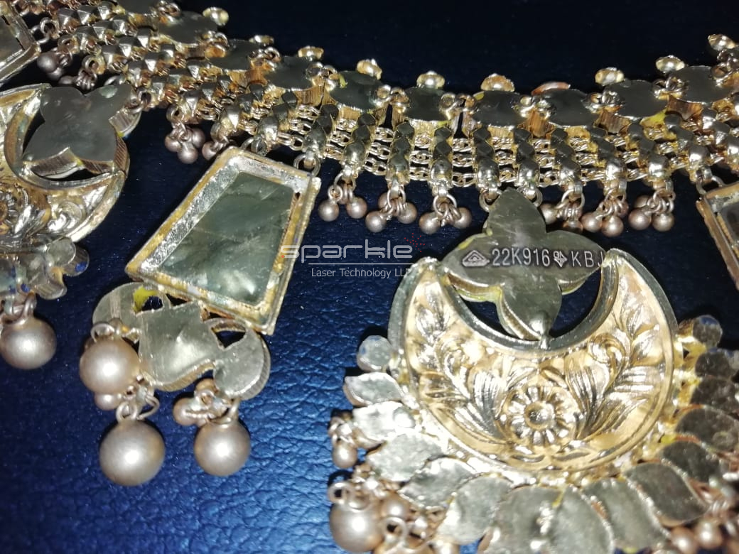 ozone motorized laser marking machine