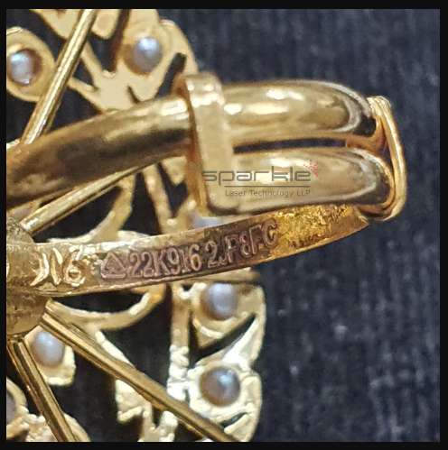 ozone motorized laser marking machine