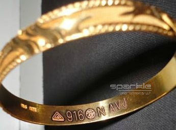 ozone manual laser hallmarking machine