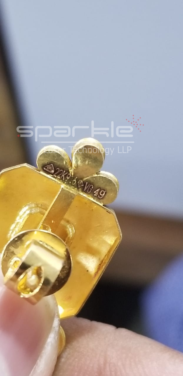 ozone manual laser hallmarking machine