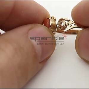 laser welding on silver jewellery